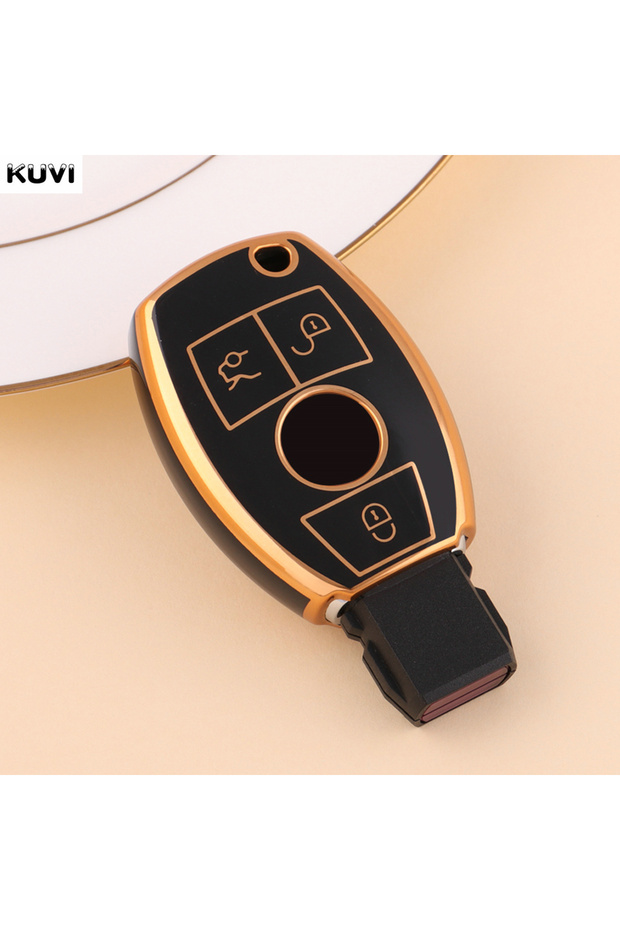 Black Fashion TPU Car Smart Key Case Cover Shell For Mercedes Benz A C E S Class GLS GLA GLK GLC CLS
