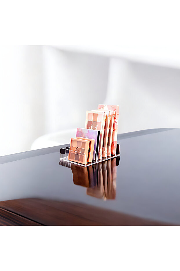 Transparent Plexiglass Multi-Purpose Makeup Storage Box - 1