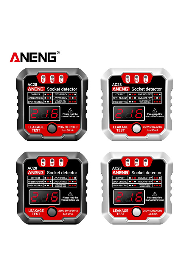 ANENG AC28 Digital Display Socket Tester UK US EU Plug Polarity Phase Pheck Detector Voltage Test... - 8