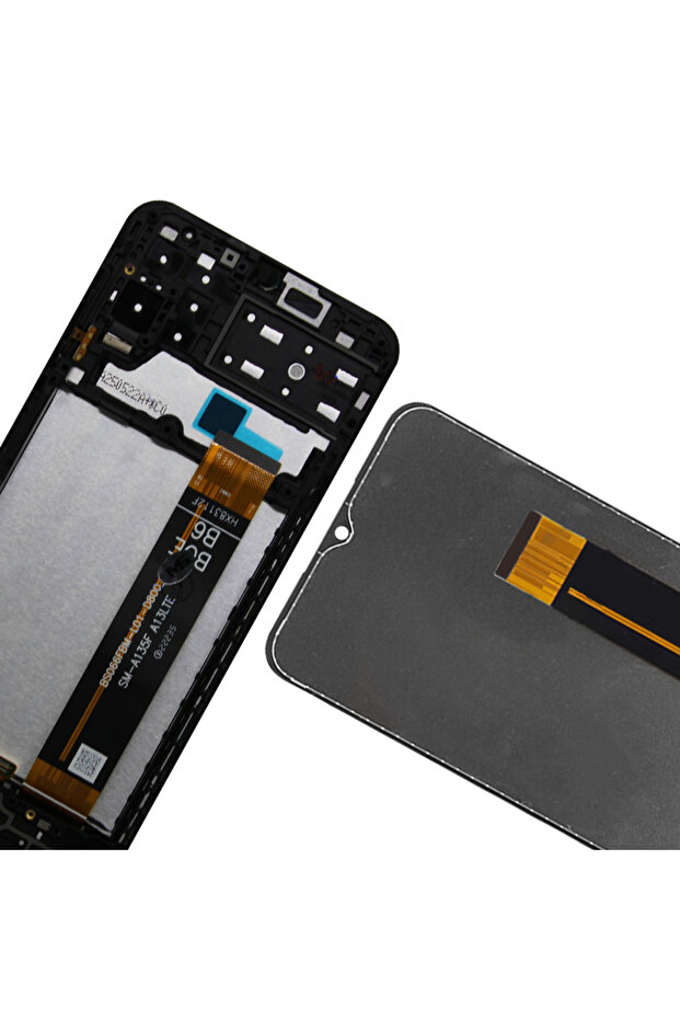 Black With Frame 6.6" Ips For Samsung Galaxy A13 4g Lcd A135 Touch Screen Digitizer Assembly For Sam - 6