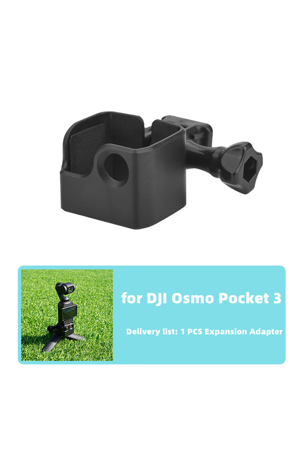محول إطار ABS من BRDRC، حامل توسعة ثلاثي القوائم لـ DJI OSMO Pocket 4 3، يمكن استخدامه مع حقيبة الظهر