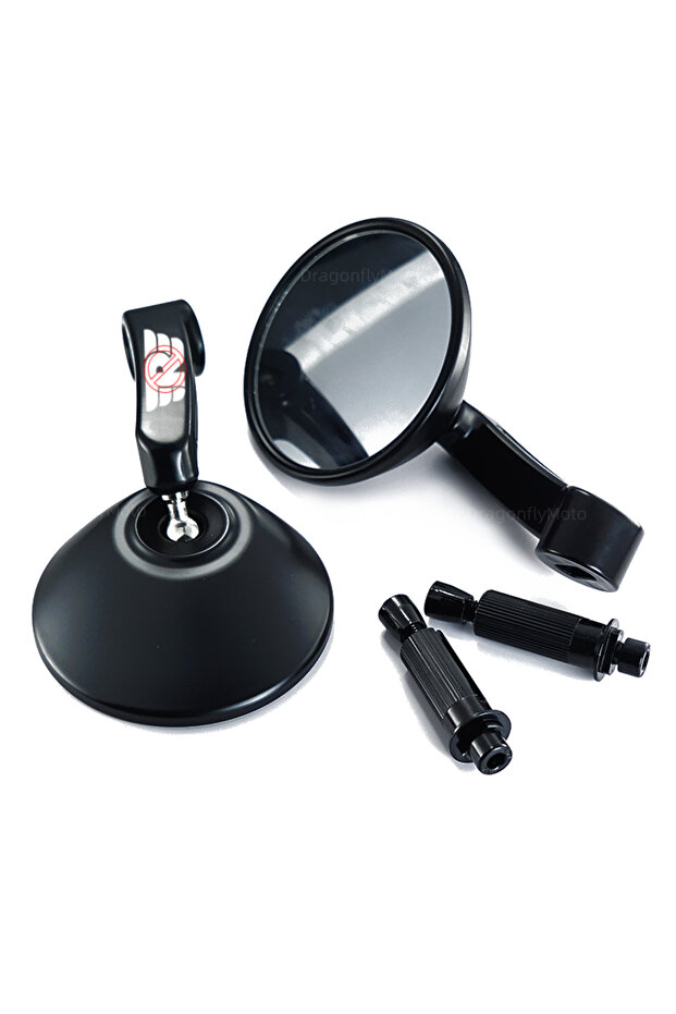 Black For Royal Enfield Bullet/Meteor/Classic 500 Continental GT 535 Himalayan 411 7/8'' 22mm Rear V