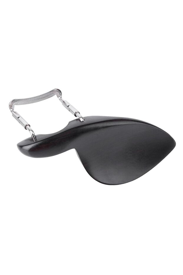 a 1pcs Ebony Wood Fiddle Chin Rest Chinrest for 3/4 4/4 Violin Black High Quality Musical