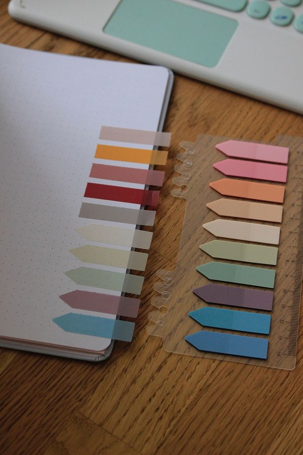 İşaretleme Post-it Açık Soft Renkler / Postit / Cetvelli Yapışkanlı Yer İmleci - 7