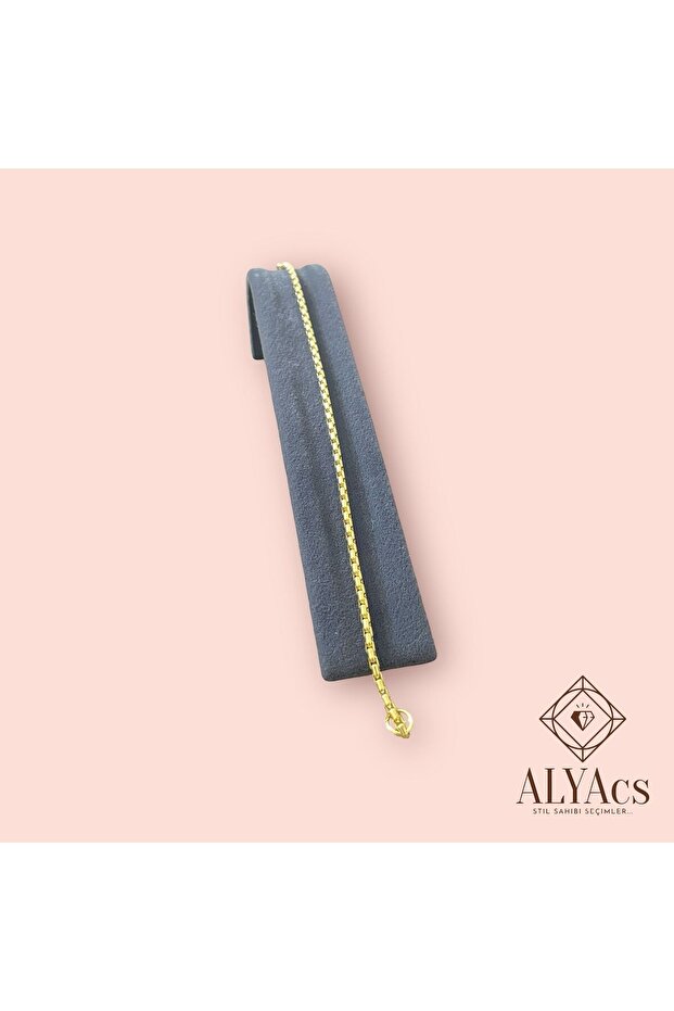 Intertwined Gold Color Chain Steel Bracelet