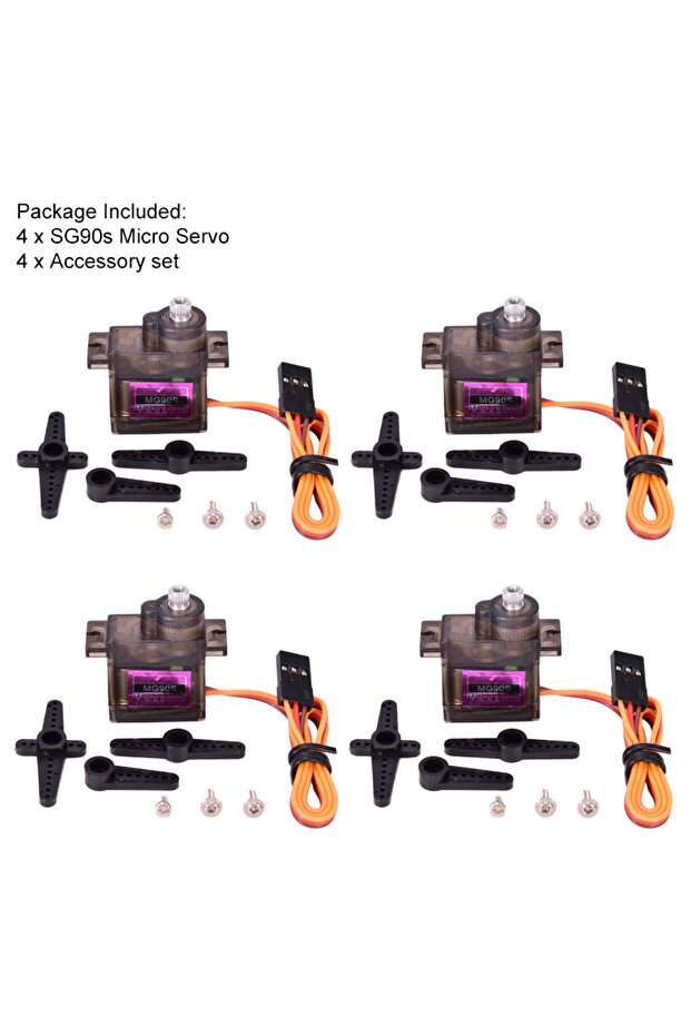 4pcs MG90S Servo 1/4/10 Pcs Metal Gear Digital 9g Servo For RC Helicopter Airplane Boat Car RC Robot