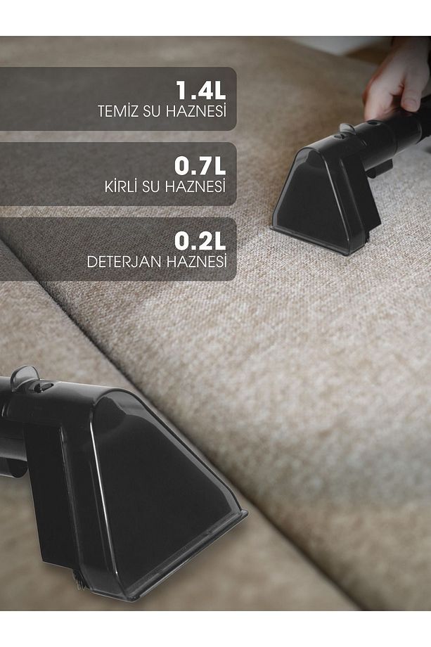 V22C Koltuk ve Halı Yıkama Makinesi - Cam Temizleme Makinesi - Evcil Hayvan Temizleme Makinesi - 6