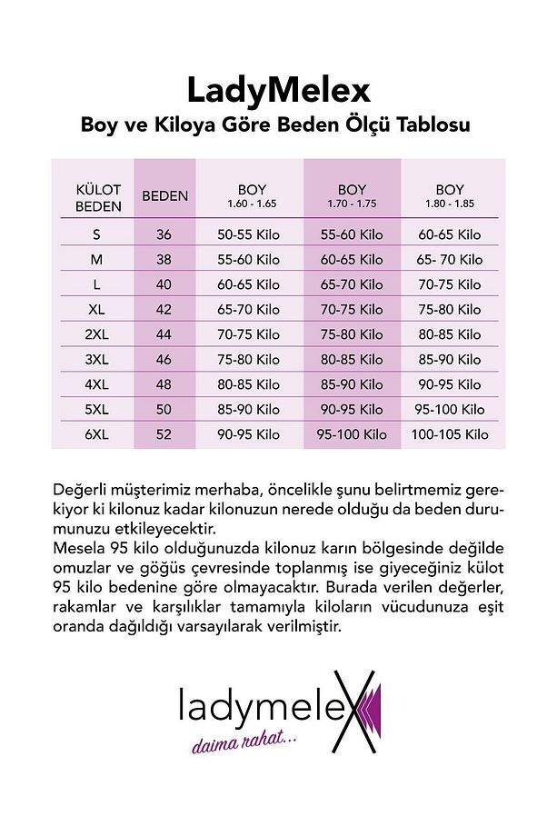 Kadın Külot, Yüksek Bel Külot, 5 Adet Koyu Renkler (S-M-L-XL-2XL-3XL) %100 Yumuşak Kumaş - 8