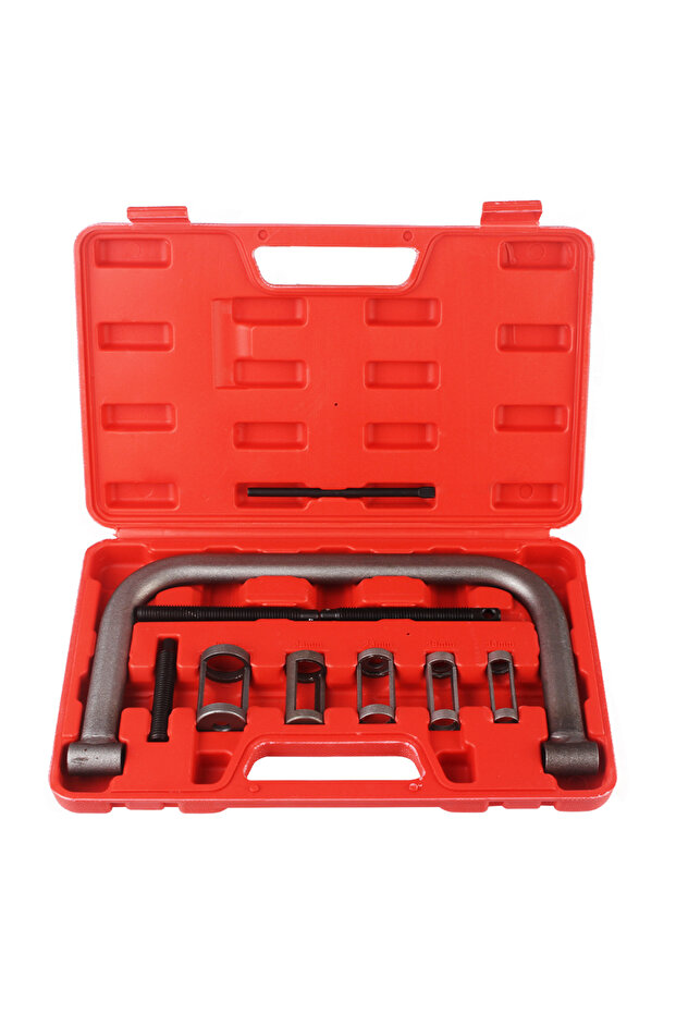 Red 10pcs Removal And Installation Tools Clamp Set Engine Spring Compressor Valve Valve Spring Compr