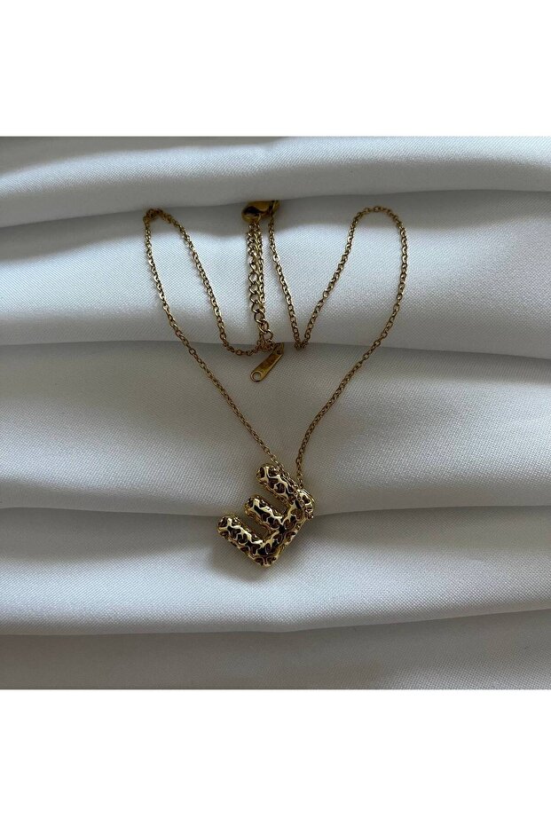 Çelik Harf Kolye - 3