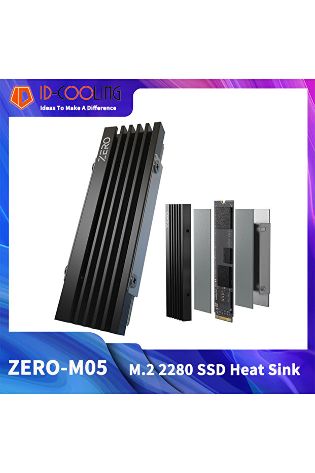 مشتت حراري لمحرك الأقراص الصلبة M.2 NVME من ID-COOLING ZERO M05