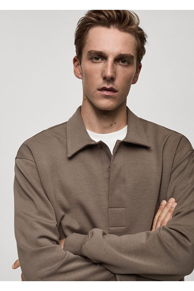 Rahat Kesim Pamuklu Polo Gömlek - 7