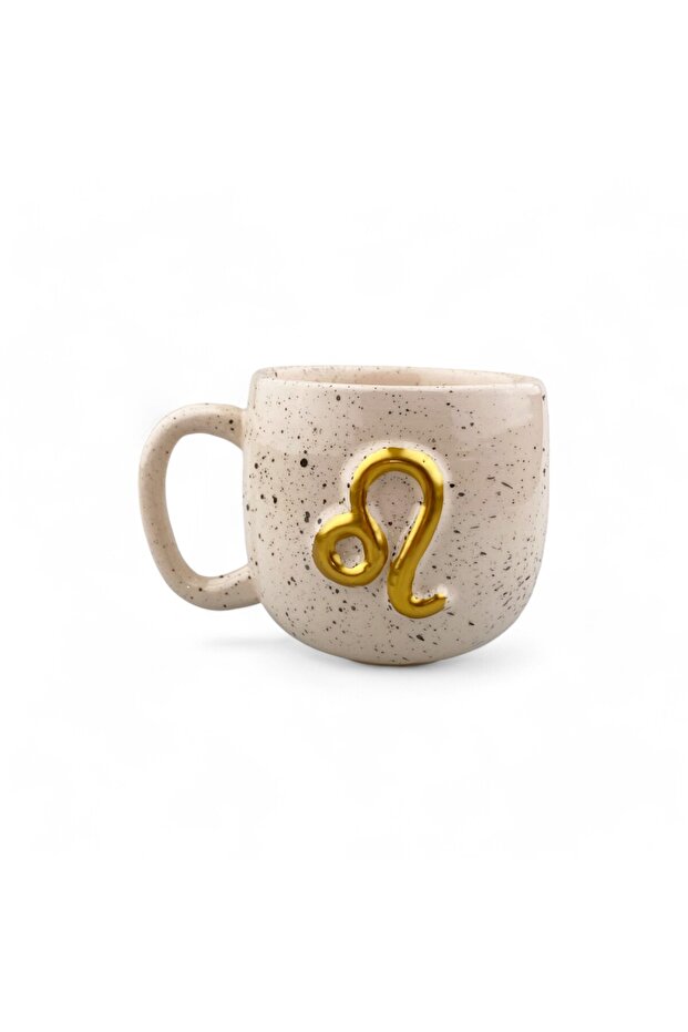 Handmade German Glazed 12 Zodiac Ceramic Mug Cup