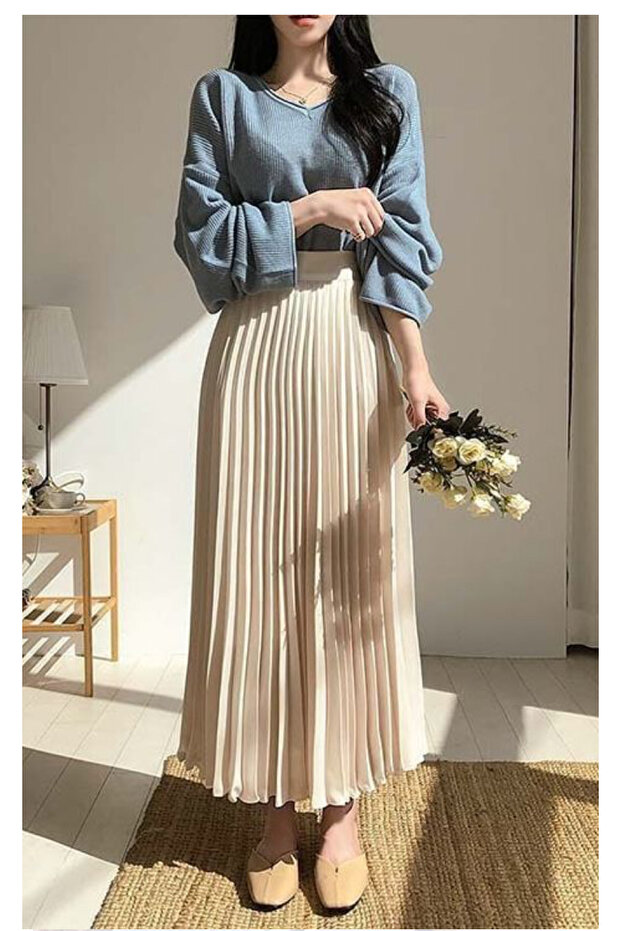 Piliseli Tesettür Etek - 1