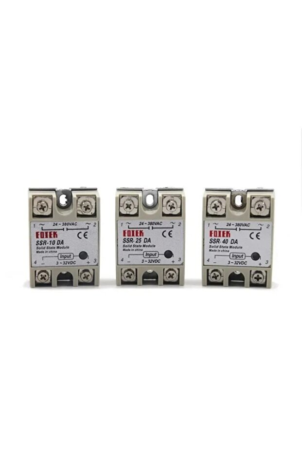 40DA Solid State Relay SSR-10DA SSR-25DA SSR-40DA 10A 25A 40A Actually 3-32V DC To 24-380V AC SSR 10 - 8