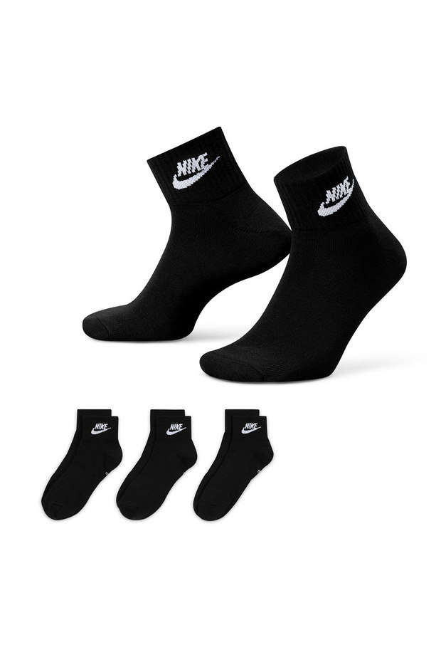 Everyday Essential Unisex Siyah Çorap - 1