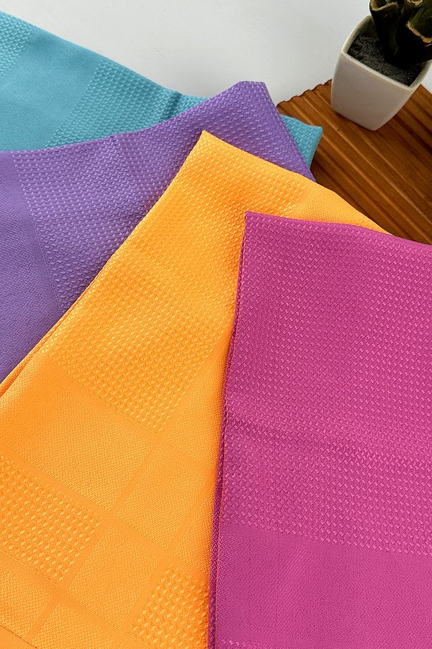 (4 ADET) Orijinal Ithal Sihirli Alman Bezi Mikrofiber Temizlik ,cam ,ayna Sil Bırak 60x40 Cm - 3
