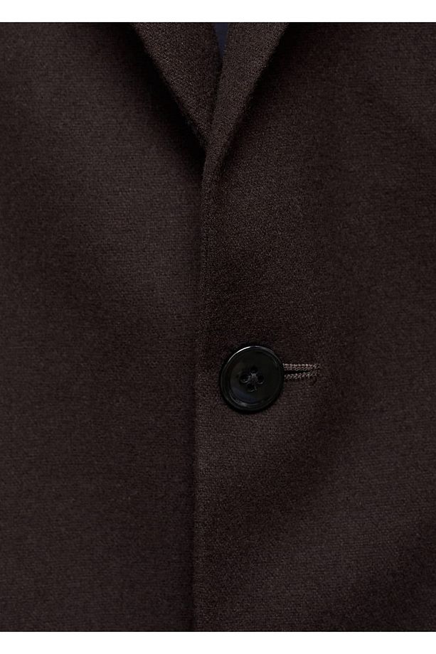 Regular kesim geri dönüştürülmüş yün blazer ceket - 7