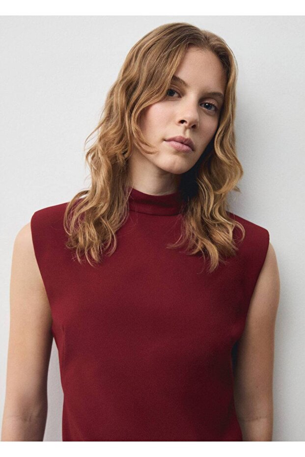 Kemerli kısa elbise - 6