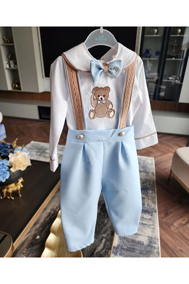 Blue Salopet Suit