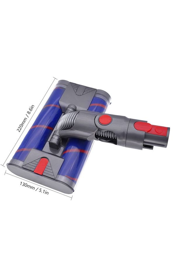 Dyson V7 V8 V10 V11 G5  Şarjlı Süpürgeler ile Uyumlu Fırçalı Süpürücü Başlık - 5