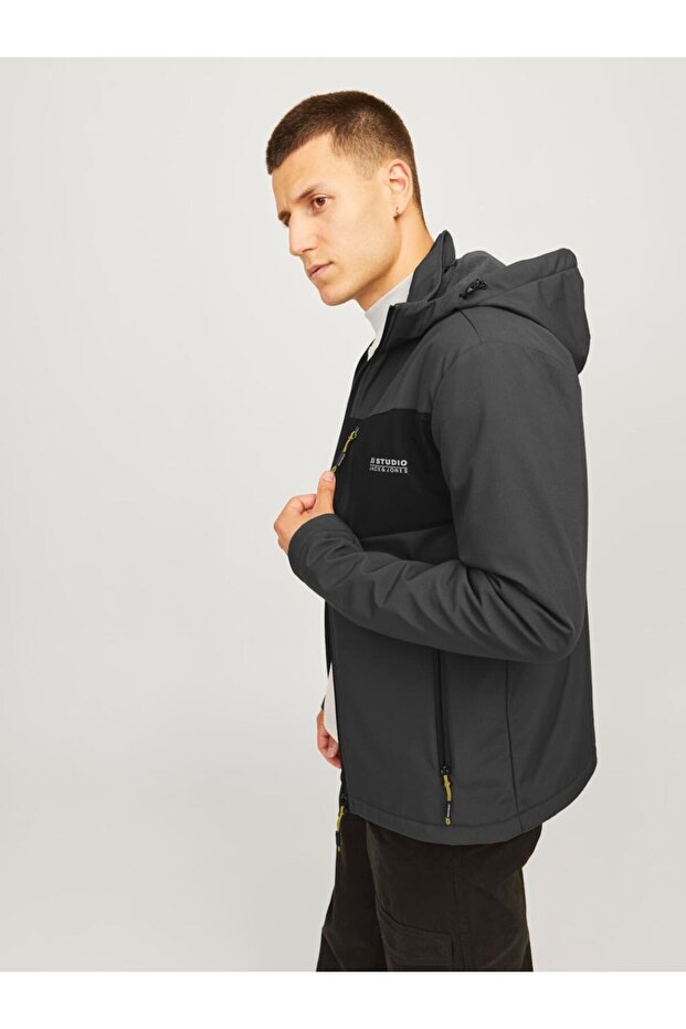 Jack Jones Erkek Softshell CJJTAYLOR SOFTSHELL Ceket - 4