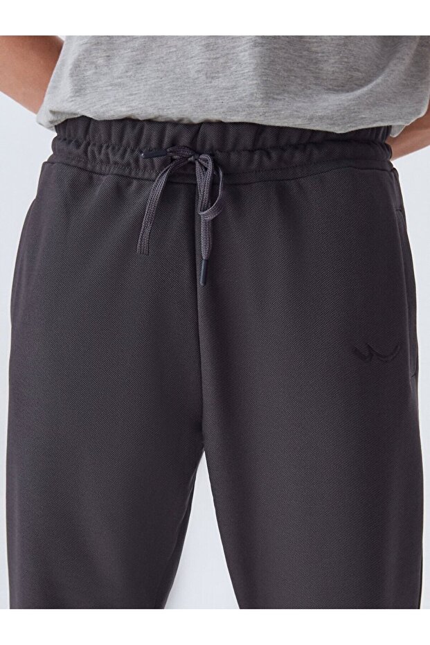 Φόρμα ανθρακί με ελαστική μέση - 6