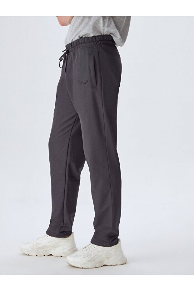 Φόρμα ανθρακί με ελαστική μέση - 5