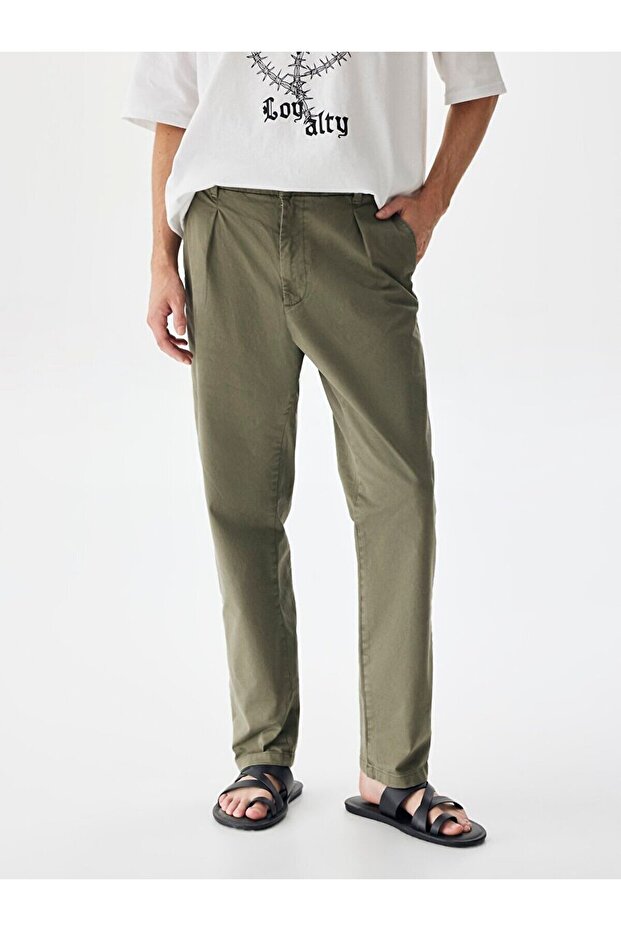 Chıno Yeşil Pantolon - 2