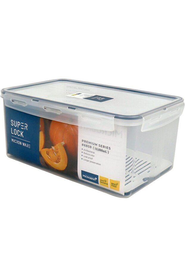 وعاء تخزين مستطيل من سوبرلوك ميكرووير سعة 10000 مل - 3