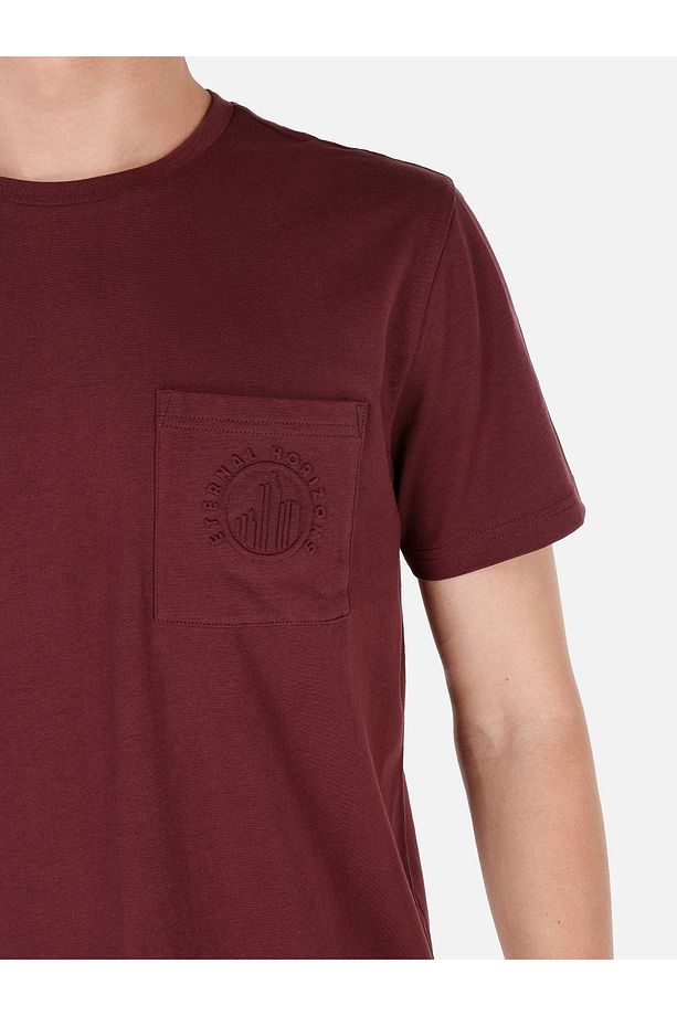 Bordo Erkek Tshirt K.kol - 4
