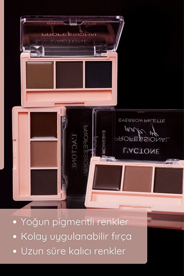 Eyebrow Palette 02 Professional Make Up / Kaş Farı Palet - 3