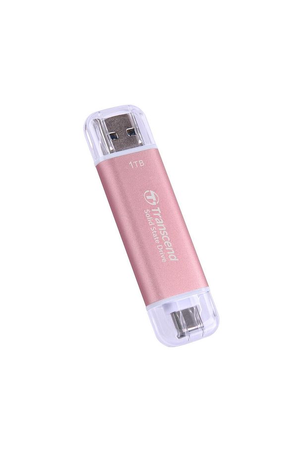 TS1TESD310P 1TB USB/Type-C 10Gbps Taşınabilir Harici SSD - Pembe - 1