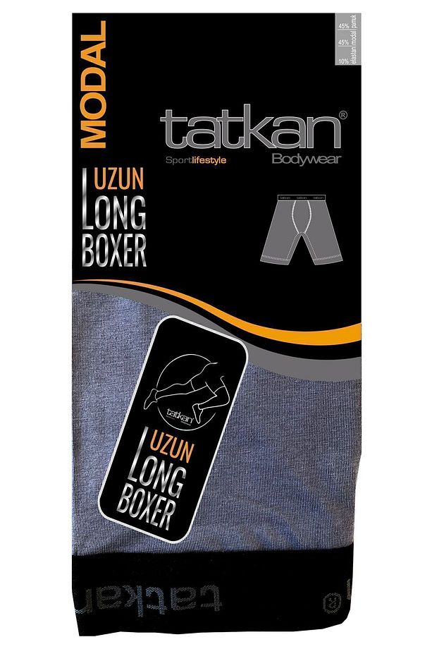 Tatkan - Uzun (LONG) Penye Modal Boxershort (TEKLİ) - 3