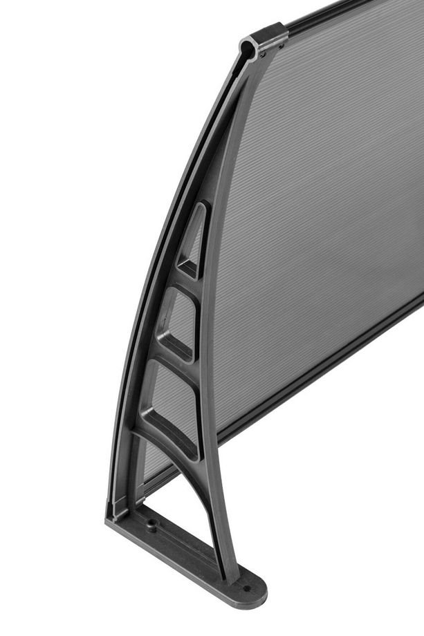 LOTUS Kapı Pencere Üstü Pratik Sundurma 70x240 - Siyah - 3