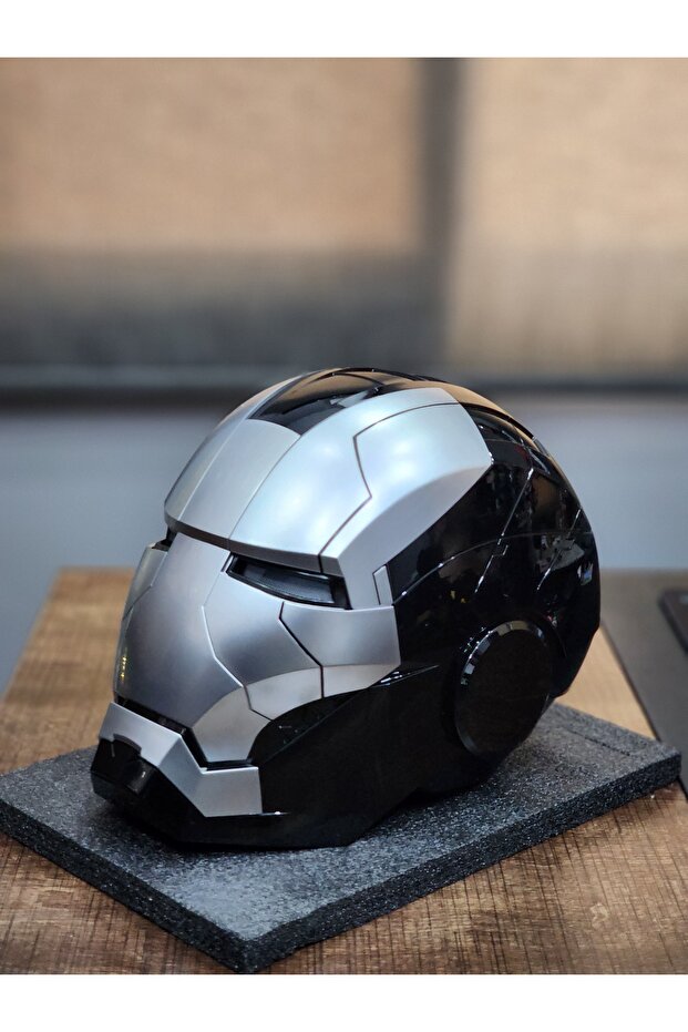 Siyah İron Man Demir Adam Kask - 5