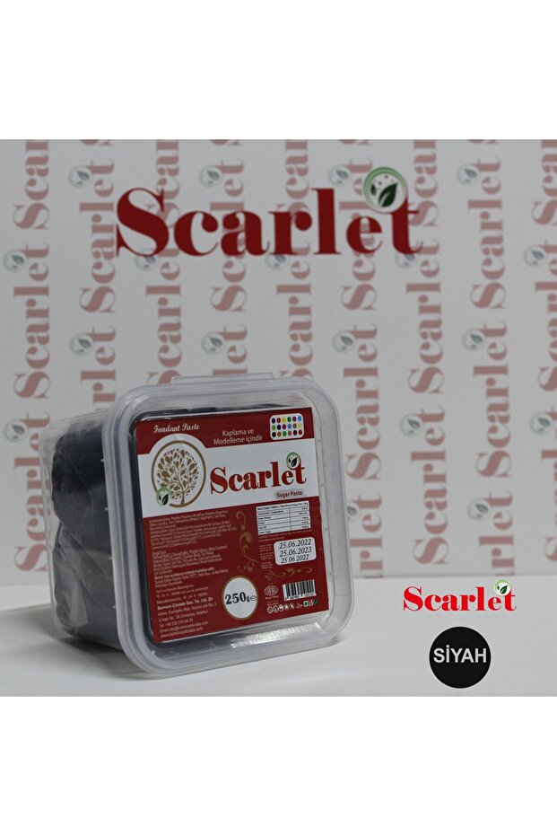 Şeker Hamuru Siyah 500 gr.