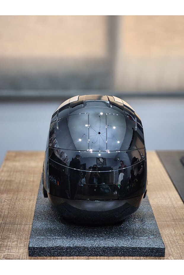 Siyah İron Man Demir Adam Kask - 9