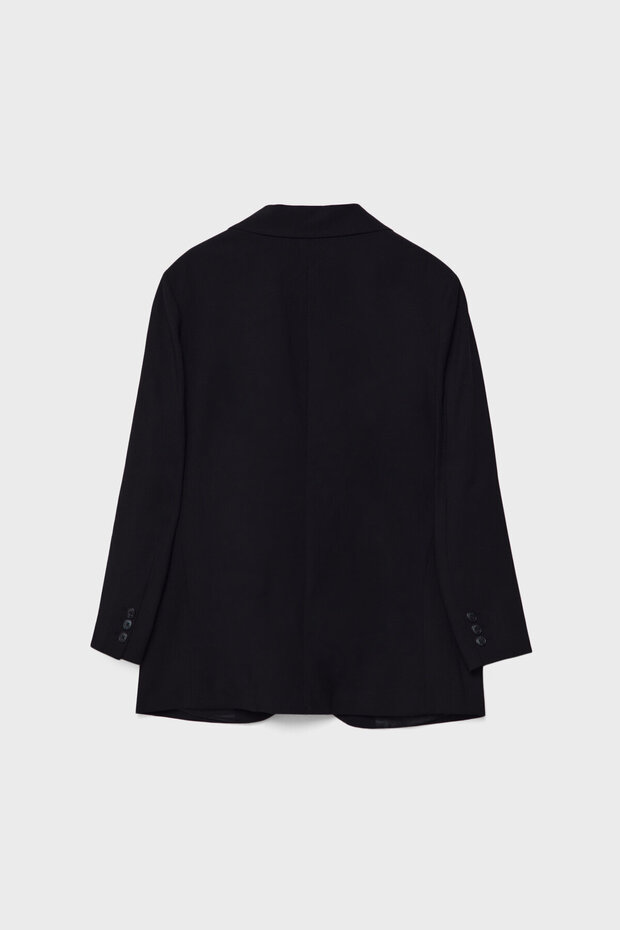Oversize blazer with pockets - 6