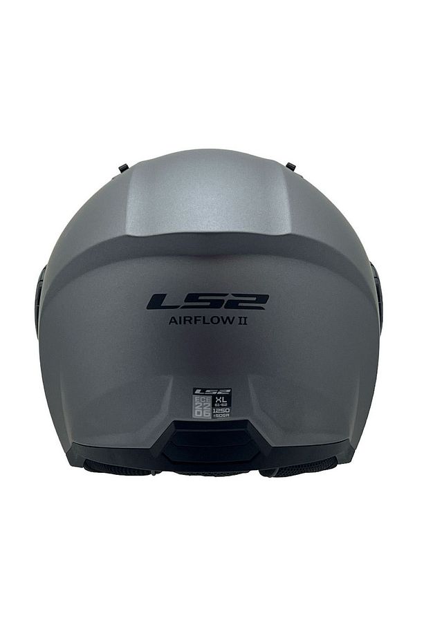 AIRFLOW 2 MAT TITANIUM KASK SİYAH CAM - 3