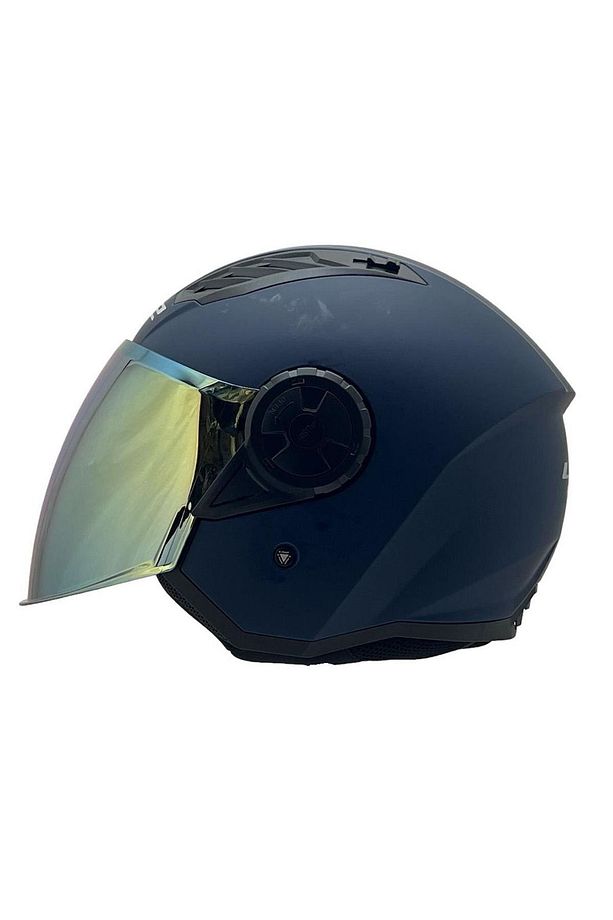 AIRFLOW 2 MAT NAVY MAVİ KASK SARI CAM - 1