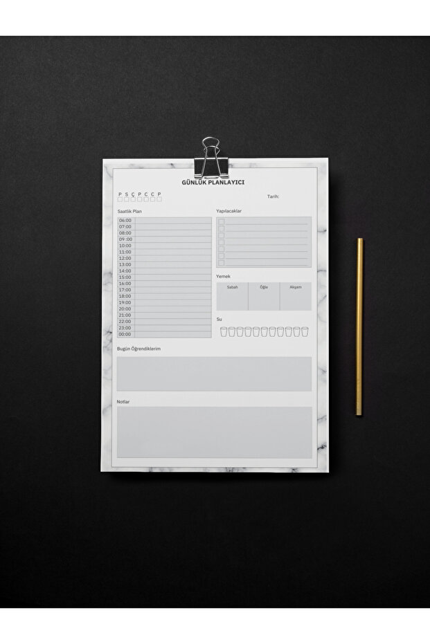 Günlük Planlayıcı - 1