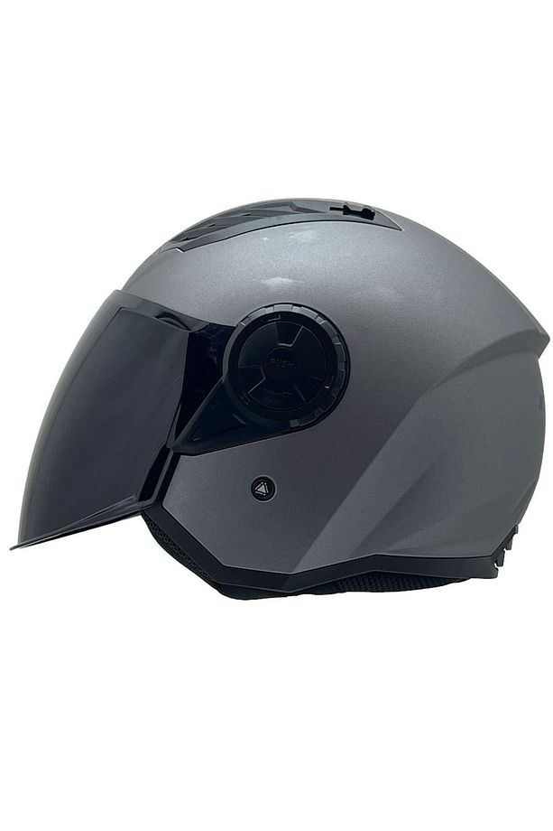 AIRFLOW 2 MAT TITANIUM KASK SİYAH CAM - 1