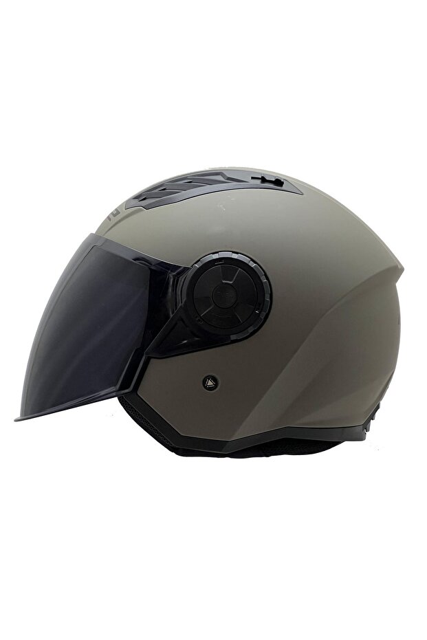 AIRFLOW 2 MAT KUM KASK SİYAH CAM - 1