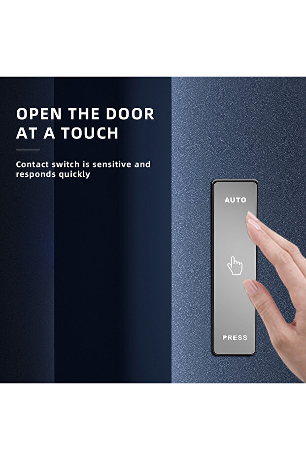 مفتاح خروج زجاج المرآة مع مستشعر دفع الباب لفتح وإغلاق نظام التحكم في الوصول التلقائي - 6