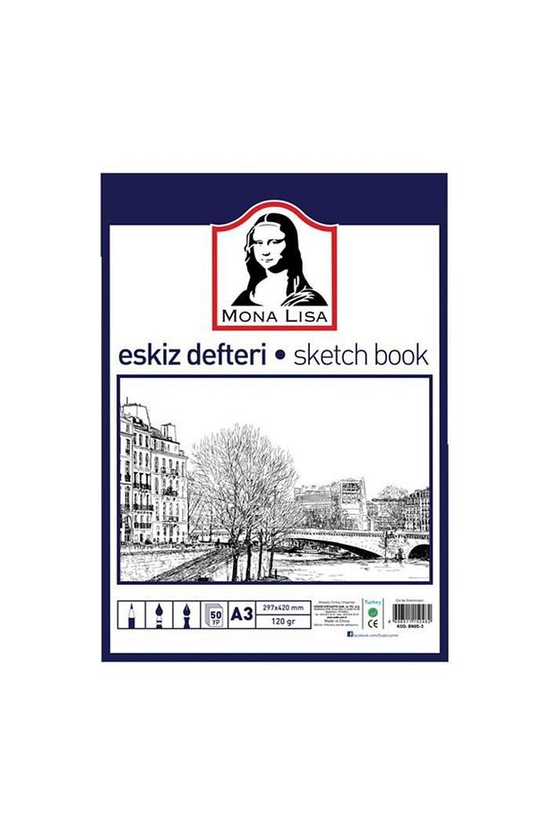 Mona Lisa Eskiz Defteri (SKETCH BOOK) A3 120 Gr. 50 Yp. - 1