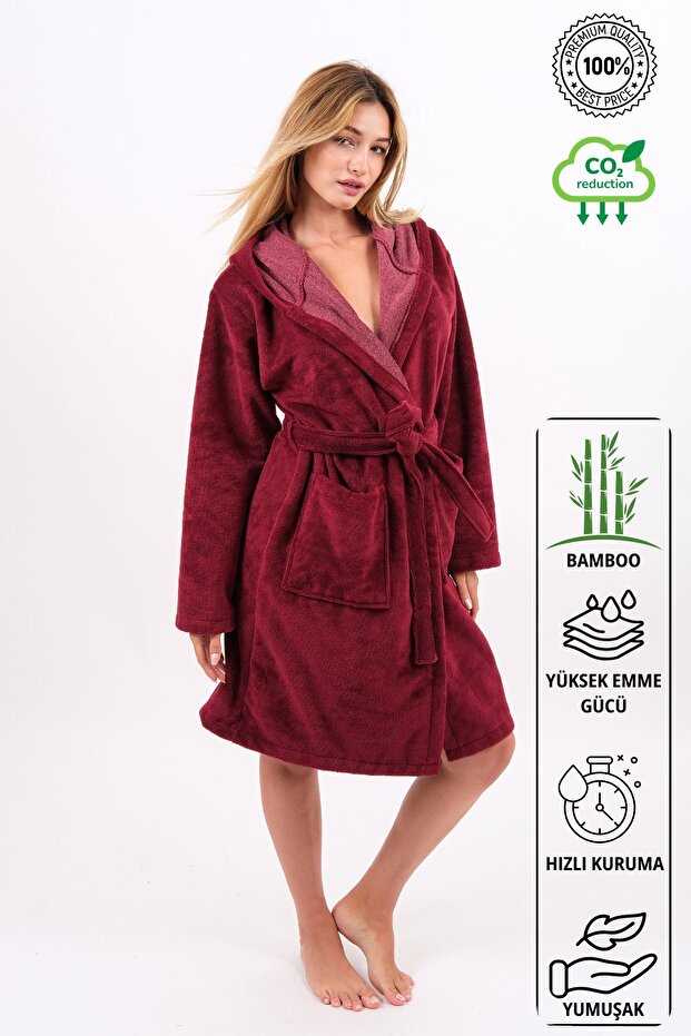 Lida Lüks Bambu Bornoz Sabahlık - 1