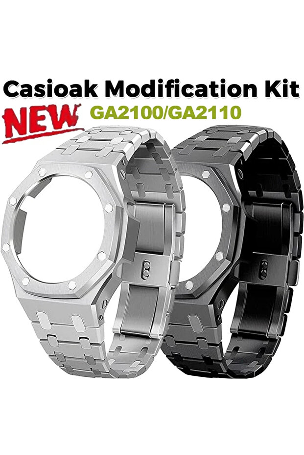 GA2100 Mod Kit For Casioak GA2100 Luxury Refit Mod Kit Set For G shock GA-2110 Modification Kit S... - 2
