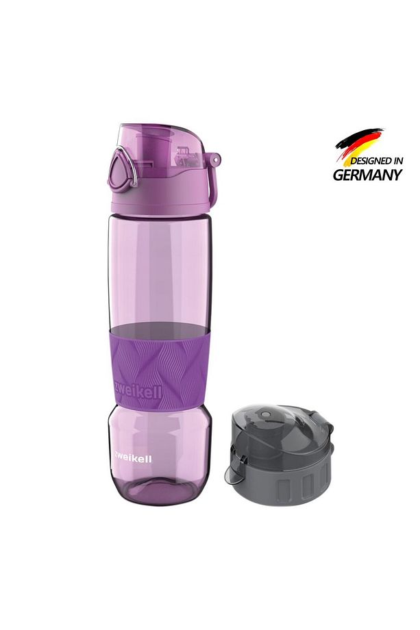 Rosso Switch Violett Bpa Içermez 650 ml Tritan Kırılmaz Suluk - Su Matarası - Yedek Kapak H - 1