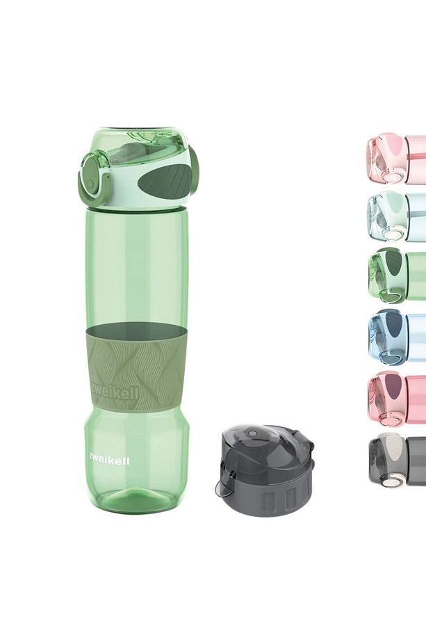 Rezon Switch Emerald Green Bpa Içermez 650 ml Tritan Kırılmaz Suluk-su Matarası - Yedek Kap - 4